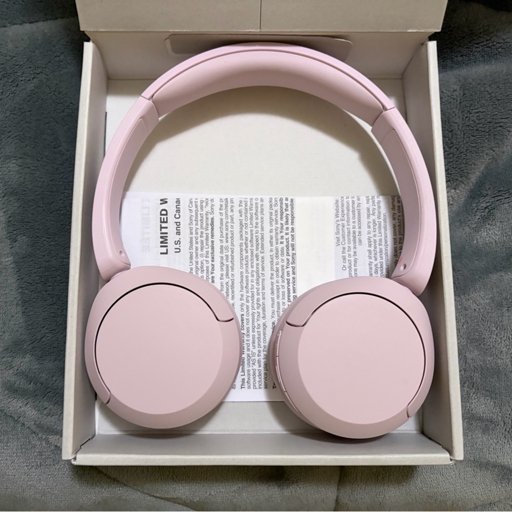 Sony WH-CH520 Wireless Headphones Bluetooth Pink